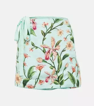 Пляжное платье с цветочным принтом Luna Orquidea Agua By Agua Bendita, мультиколор