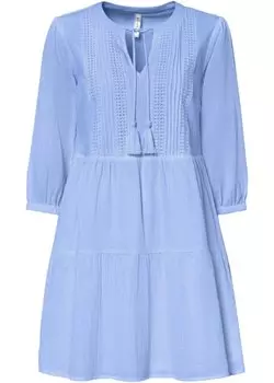 Пляжное платье с кружевом Rainbow, синий