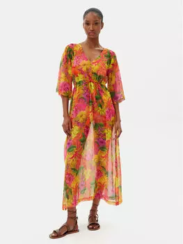 Пляжное платье свободного кроя BL596 Selmark, мультиколор