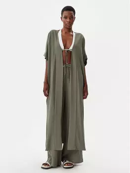 Пляжное платье свободного кроя KW0KW02822 Calvin Klein Swimwear, зеленый