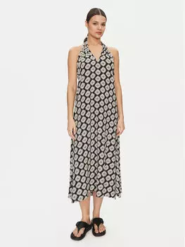 Пляжное платье свободного кроя Mara Sarong Banana Moon, черный