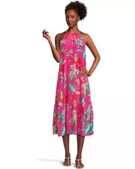 Пляжное платье Tommy Bahama Fiesta Floral Dress, цвет Pink Maui