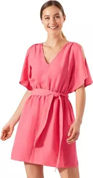Пляжное платье Tommy Bahama St. Lucia Split Shoulder Dress Cover-Up, цвет Coral Coast