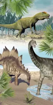 Пляжное полотенце "Доброе утро" "Дино", (1 шт.), быстро сохнет Good morning 75х150 см (1 шт.), цвет Multi