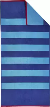 Пляжное полотенце Dyckhoff "Водолей", (1 шт.), одна сторона велюр, одна сторона махра 80х180 см (1 шт.), синий