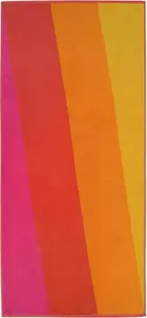 Пляжное полотенце Dyckhoff "Закат", (1 шт.), уютный велюр 80х180 см (1 шт.), цвет grenadine