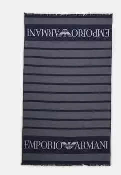 Пляжное полотенце Emporio Armani, темно-синий