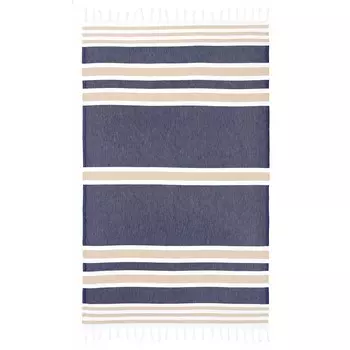 Пляжное полотенце Fouta из чистого хлопка в полоску - Samsara Begonville, цвет Royale