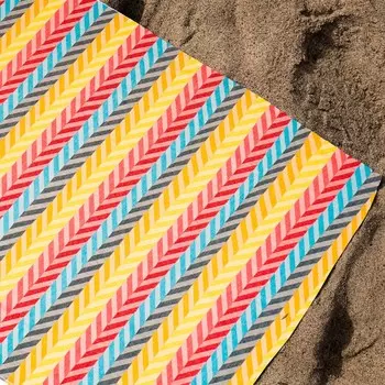 Пляжное полотенце Fouta из жаккарда из хлопка и бамбука - Harmonic Begonville