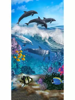 Пляжное полотенце GMD Living, синий