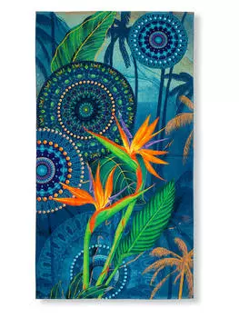 Пляжное полотенце Hip, синий