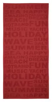 Пляжное полотенце holiday Esposa, красный