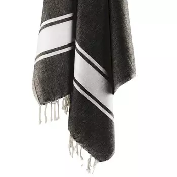 Пляжное полотенце из чистого хлопка Fouta - Амальфи Lisola, цвет Nero