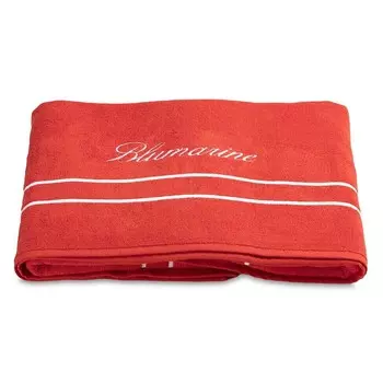 Пляжное полотенце из чистого хлопка с двойным шнурком - Яхт-клуб Blumarine, цвет Corallo