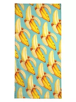 Пляжное полотенце Juniqe, цвет blau & gelb