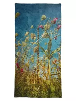 Пляжное полотенце Juniqe, цвет blau & grn