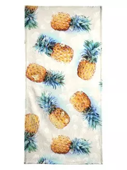 Пляжное полотенце Juniqe, цвет gelb & grau