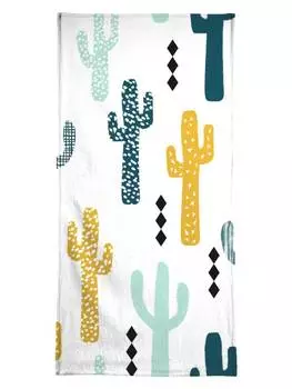 Пляжное полотенце Juniqe, цвет gelb & grn