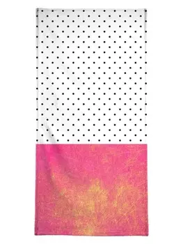 Пляжное полотенце Juniqe, цвет gelb & rosa