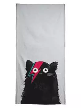 Пляжное полотенце Juniqe, цвет grau & rot