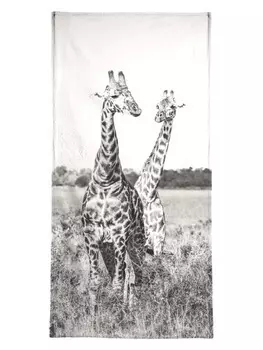 Пляжное полотенце Juniqe, цвет grau & schwarz