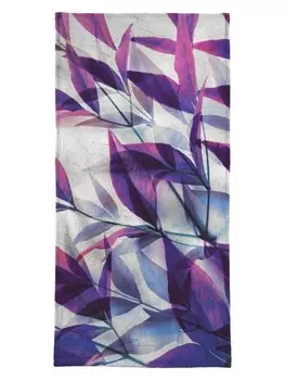 Пляжное полотенце Juniqe, цвет grau & violett