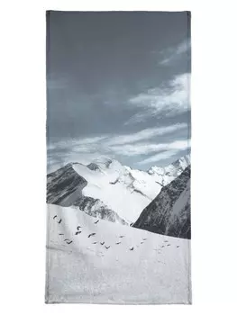 Пляжное полотенце Juniqe, цвет grau & wei