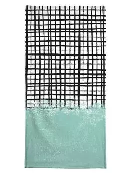 Пляжное полотенце Juniqe, цвет grn & schwarz