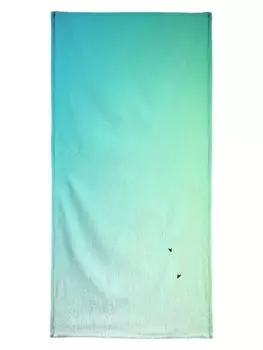 Пляжное полотенце Juniqe, цвет grn & trkis