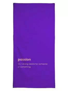 Пляжное полотенце Juniqe, цвет orange & violett