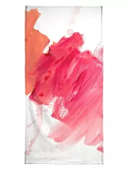 Пляжное полотенце Juniqe, цвет rosa & rot