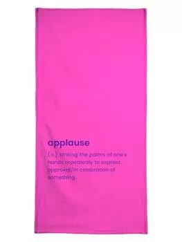 Пляжное полотенце Juniqe, цвет rosa & violett