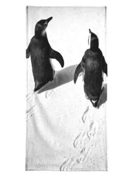 Пляжное полотенце Juniqe, цвет schwarz & wei