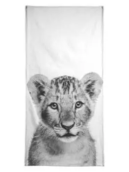 Пляжное полотенце Juniqe, цвет schwarz & wei