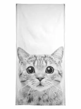 Пляжное полотенце Juniqe, цвет schwarz & wei