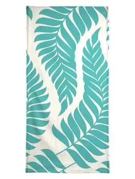 Пляжное полотенце Juniqe, цвет trkis & wei