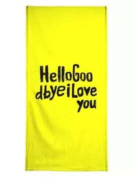 Пляжное полотенце Juniqe, желтый