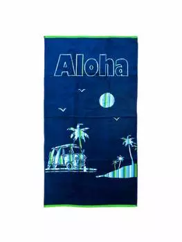 Пляжное полотенце Le Comptoir de la Plage, цвет blau (l)150 x (b) 75 cm