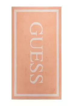 Пляжное полотенце LOGO Guess, оранжевый