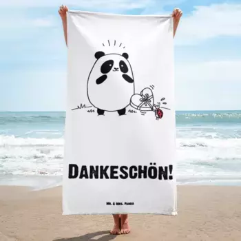 Пляжное полотенце Mr. & Mrs. Panda