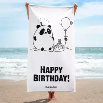 Пляжное полотенце Mr. & Mrs. Panda