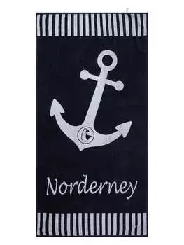 Пляжное полотенце SCHIETWETTER, цвет navy/white