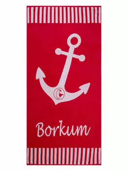 Пляжное полотенце SCHIETWETTER, цвет rot/white