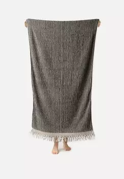 Пляжное полотенце STRIPED MAЯSIKH, черный
