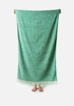 Пляжное полотенце STRIPED MAЯSIKH, зеленый