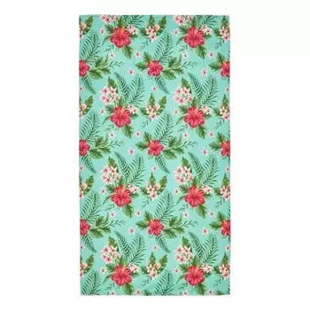 Пляжное полотенце twentyfour Case Hawaii, 180 см цвет trkis/pink
