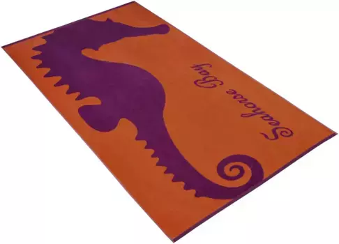 Пляжное полотенце Vossen "Seahorse Bay", (1 шт.) 100х180 см (1 шт.), цвет orange