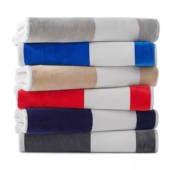 Пляжное полотенце Westport Stripe — 100% эксклюзив Hudson Park Collection