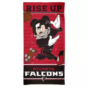 Пляжное полотенце WinCraft Atlanta Falcons 30 x 60 дюймов Team Disney Spectra