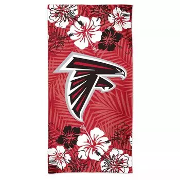Пляжное полотенце WinCraft Atlanta Falcons 60 x 30 дюймов с цветочным принтом Spectra